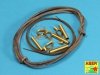 Aber 16030 Tow cables and track cable with brackets used on Tiger I, King Tiger and Panther (1:16)
